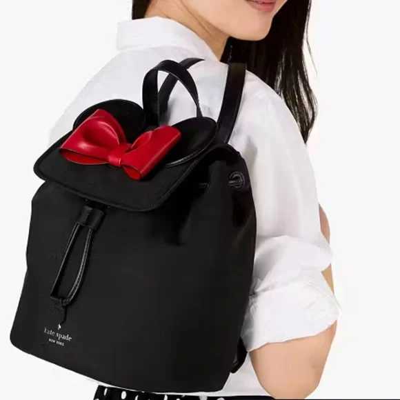 Kate Spade z Disney Minnie Mouse 3D ears Baxkpack - Picture 2 of 5